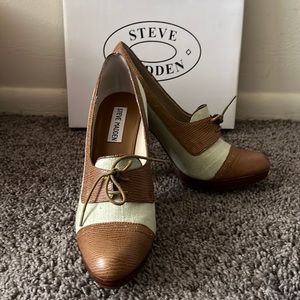 Steve Madden Reilly heel in natural multi